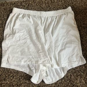 White Soffee shorts 3XL